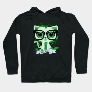 Nice Kitty - Green Hoodie